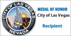 Medal of Honor City Of Las Vegas Louis Palazzo Las Vegas Attorney